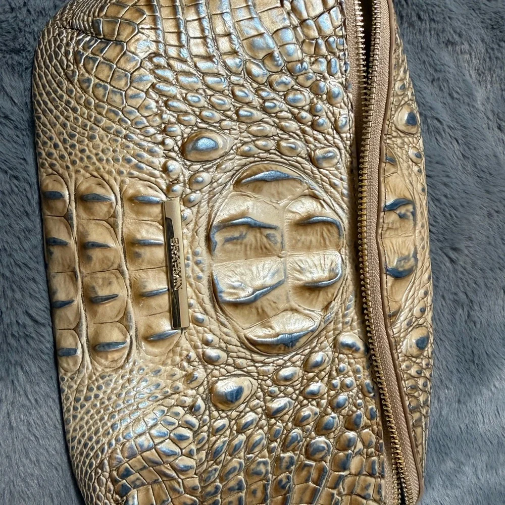 Brahmin Gold Crocodile Embossed Women's Bag Set - Picture 4 of 12